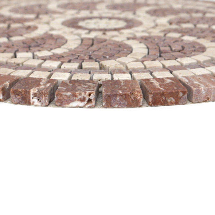 rozeta ozdobna kamienna mozaika marmur kamień r0023 okrągła podłogowa ścienna